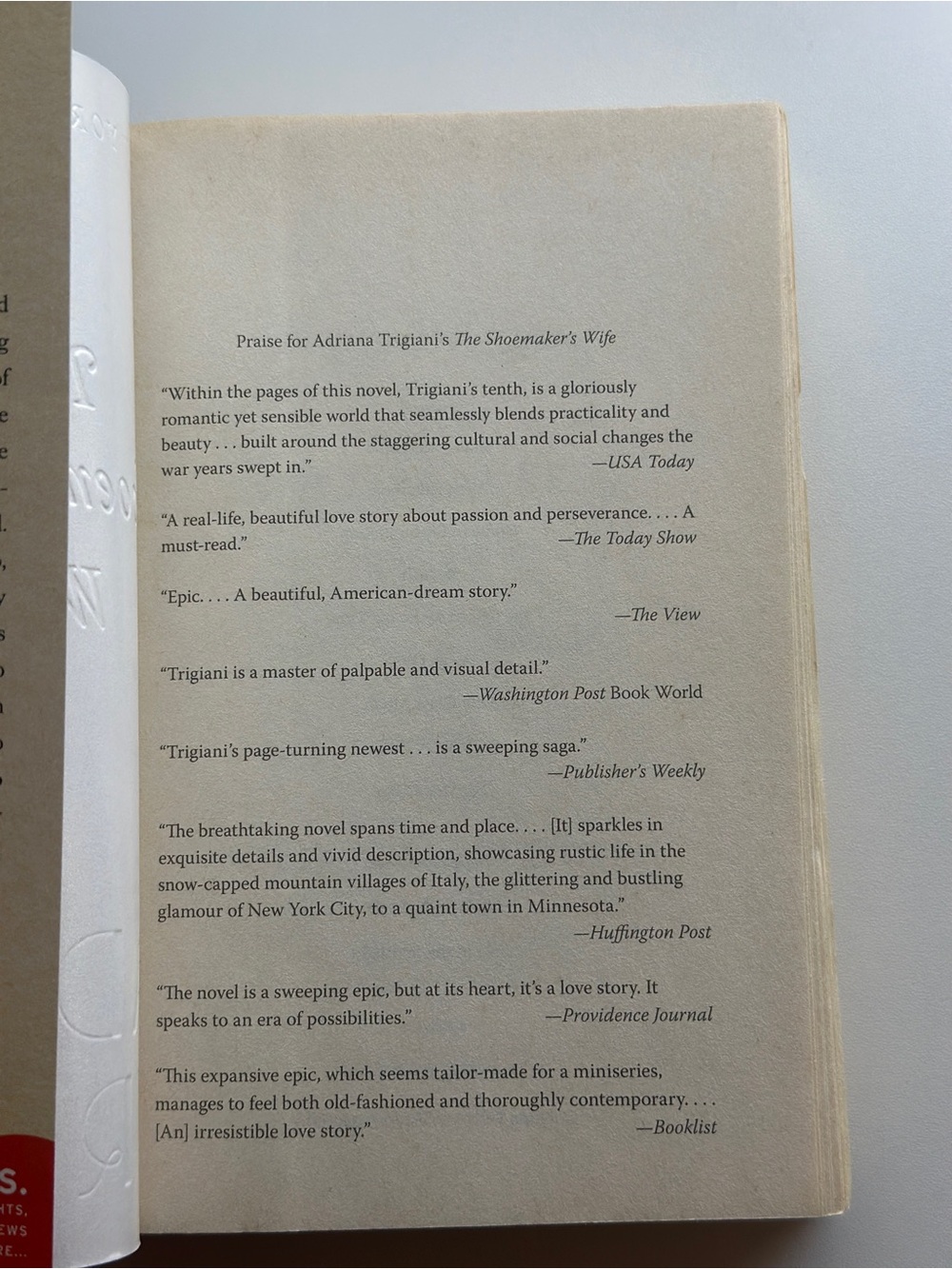 The Shoemaker’s Wife by Adriana Trigiani | Historical Fiction | Paperback Book - Picture 10 of 11